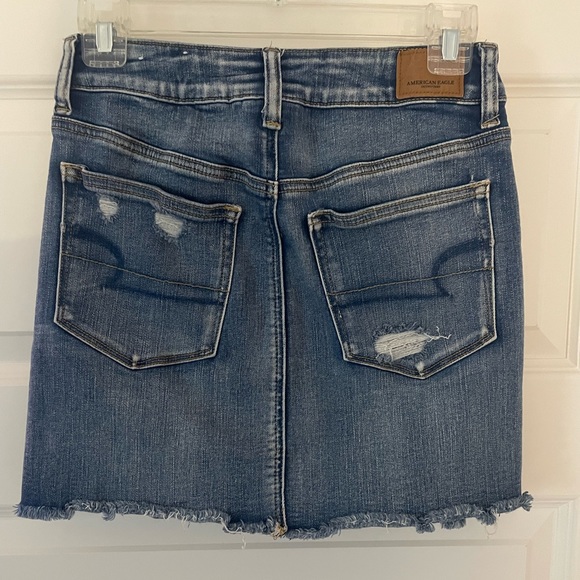 American Eagle Next Level Stretch Denim Mini Skirt - Picture 3 of 5